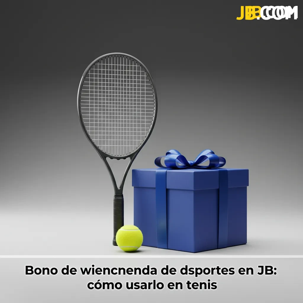 Promo de bono de bienvenida JB para tenis: % del depósito, tope ARS, uso prepartido y en vivo, requisitos de apuesta.
