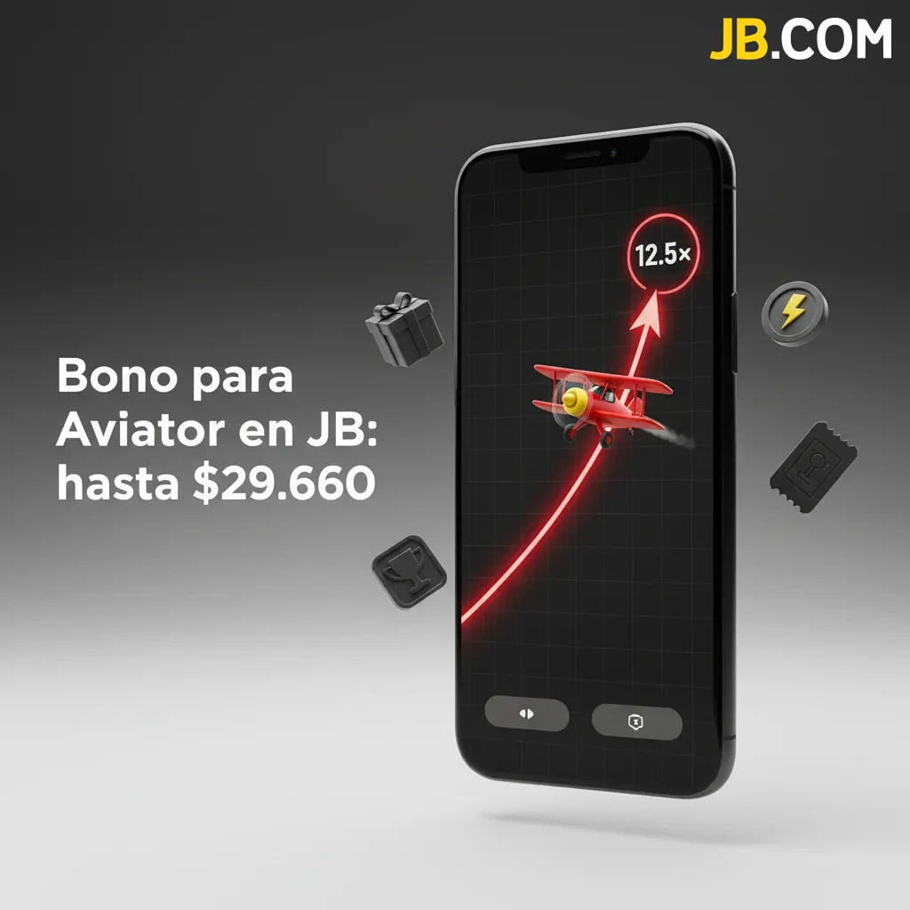 Bono de bienvenida 100% hasta $29.660 en JB para Aviator y slots. Depósito mínimo $1.000. Activá en Promos. T&C aplican.