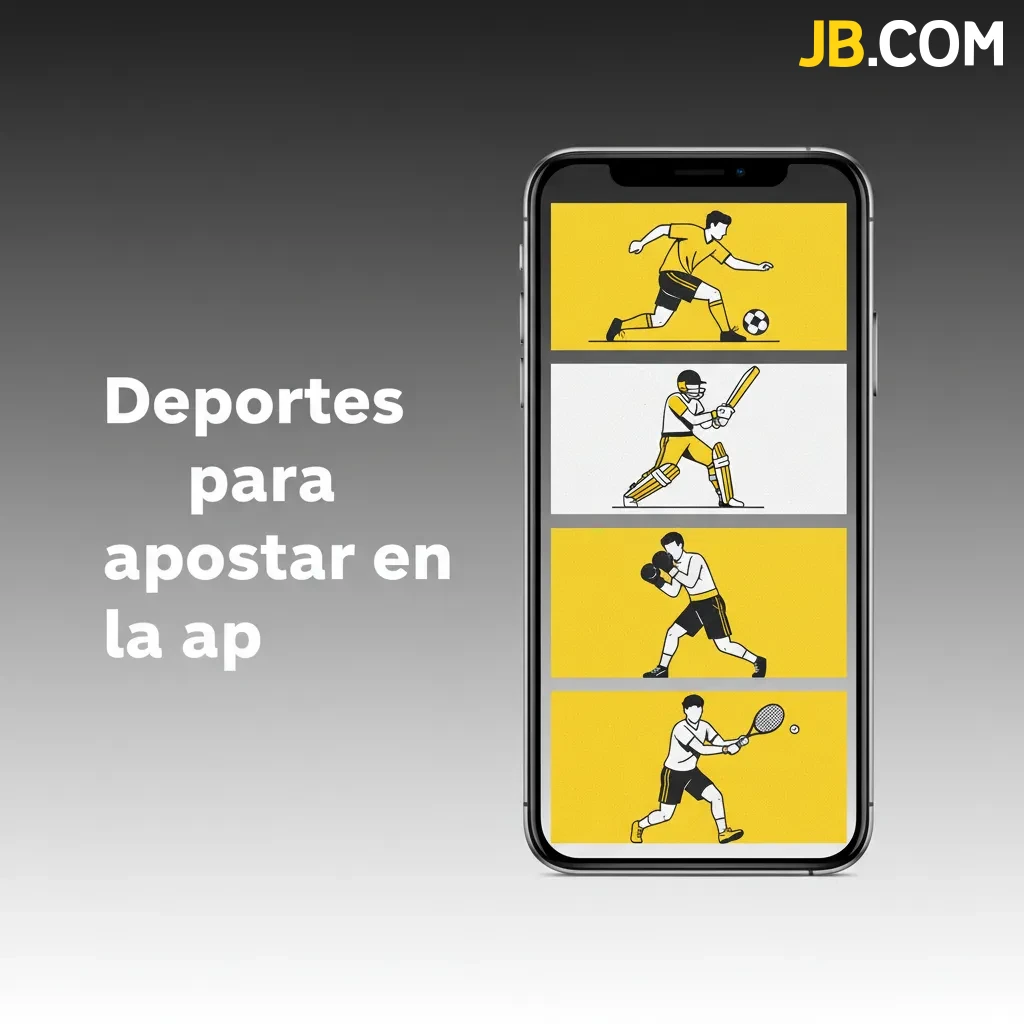 Pantalla de app de apuestas con deportes: fútbol, tenis, básquet, rugby, MMA y más; cuotas y mercados en vivo en el celular.