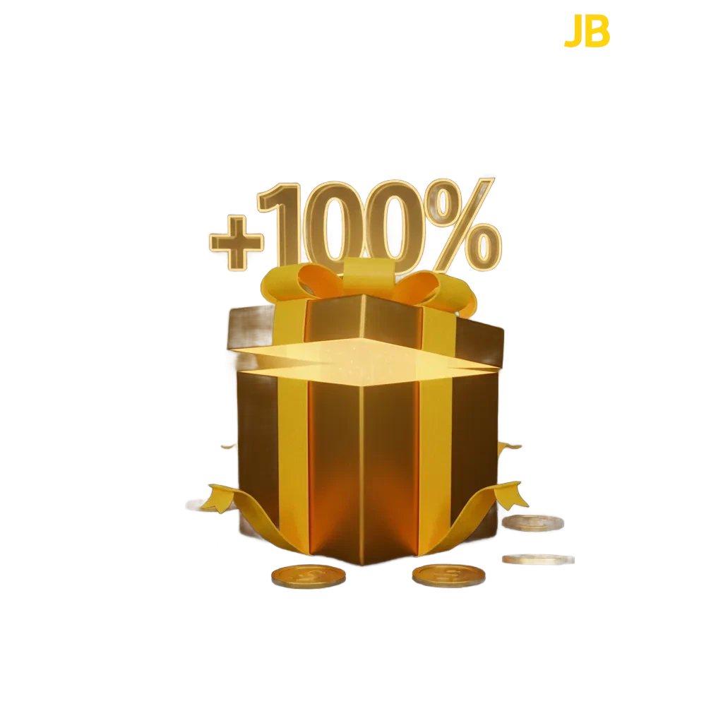 Banner del bono de bienvenida JB: hasta $29.660 en crédito para nuevos jugadores, casino o deportes.