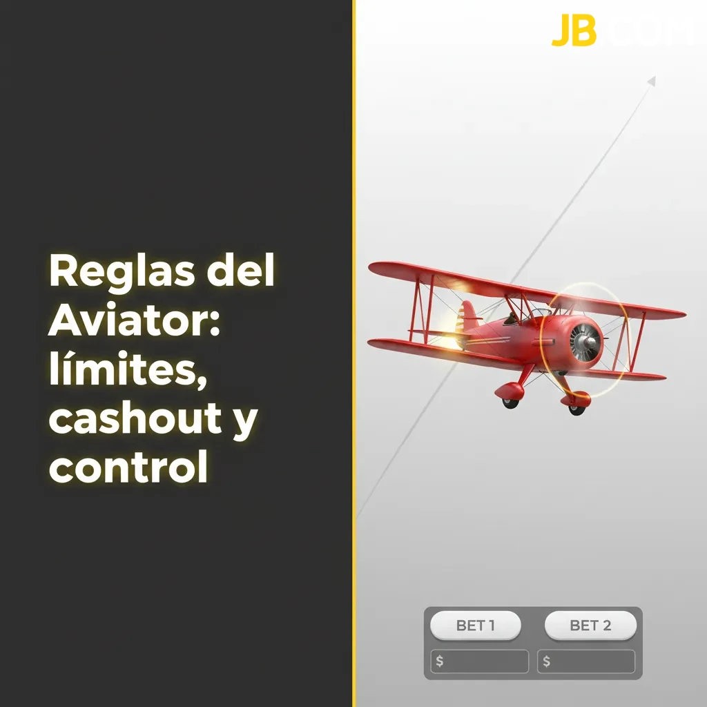 Interfaz de Aviator con avión despegando, multiplicador en aumento, botón de cashout, límites y auto cashout