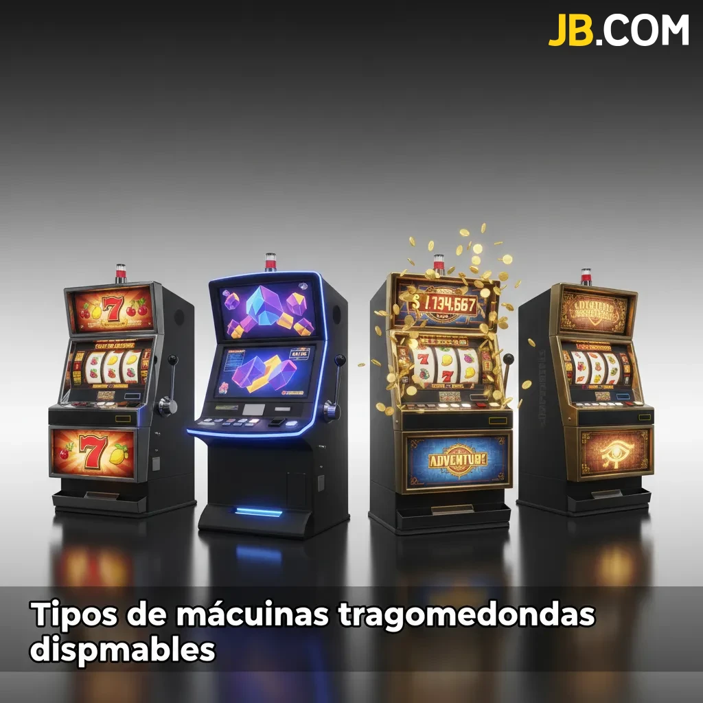 Gráfico de tipos de tragamonedas: 3/5 rodillos, Megaways, jackpots progresivos, compra de bonus, Cluster Pays, Hold & Win