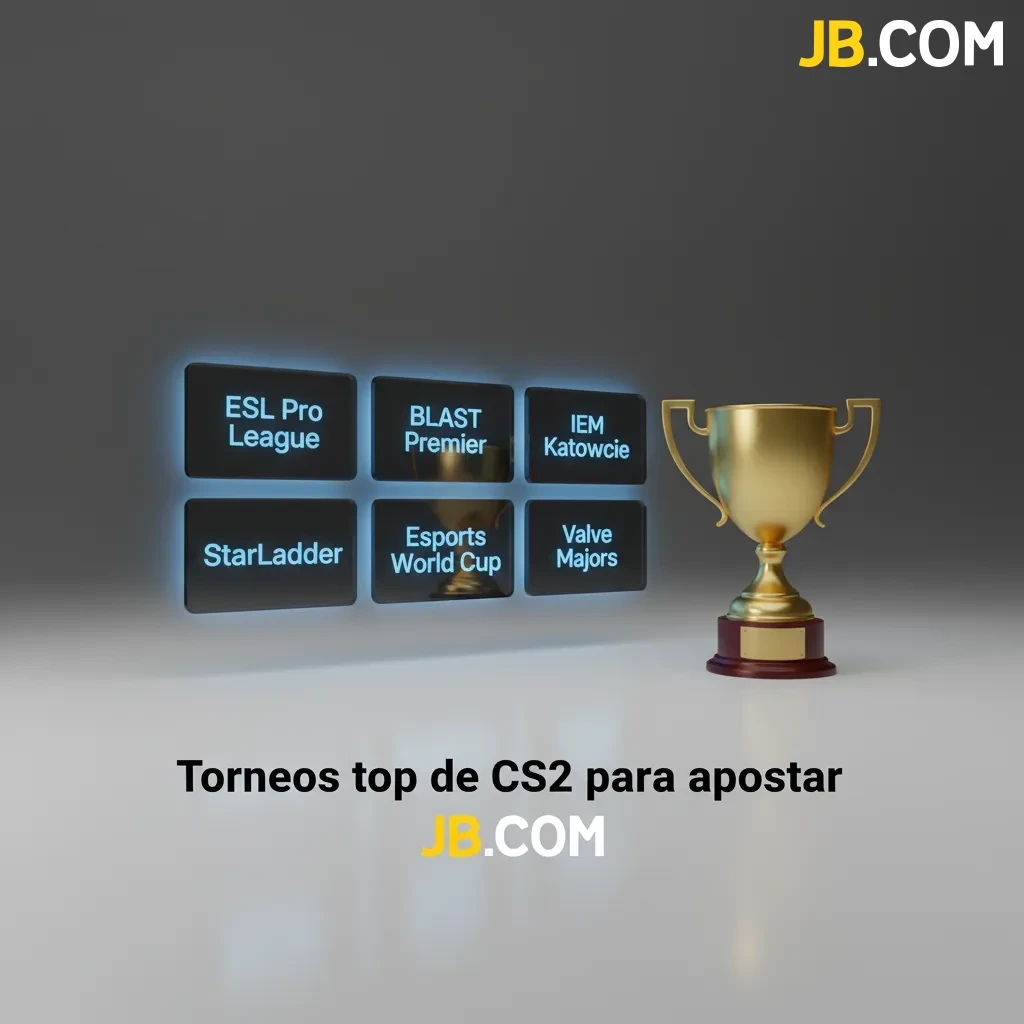 Lista de torneos top de CS2 para apostar: ESL Pro League, BLAST Premier, IEM Katowice, Cologne, Majors y Esports World Cup.