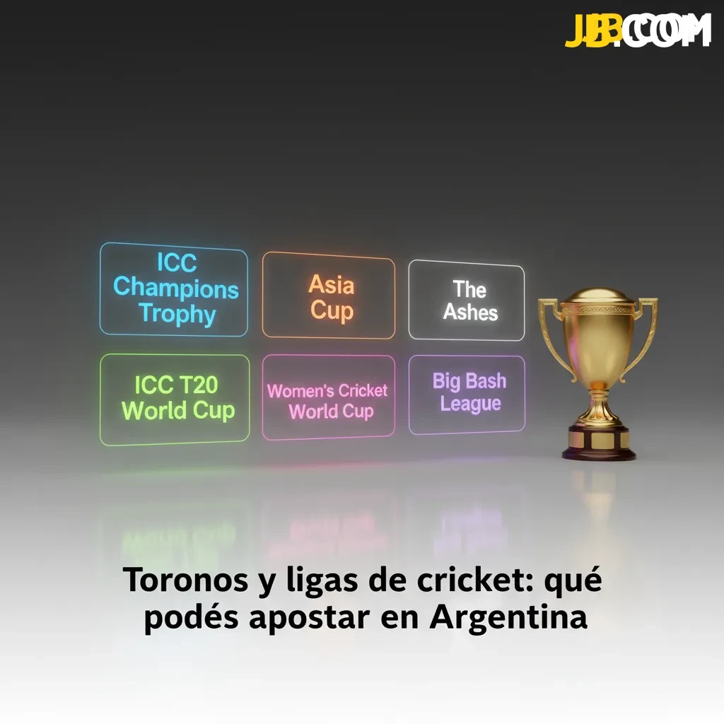 Apuestas de cricket en Argentina: torneos ICC, T20, Ashes e IPL con mercados en vivo y de jugador