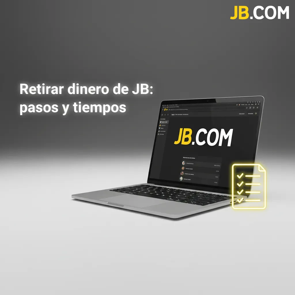 Retiro en JB: solo al titular. Caja > Retirar, monto y datos, 2FA, ver historial; tiempos según banco o billetera.