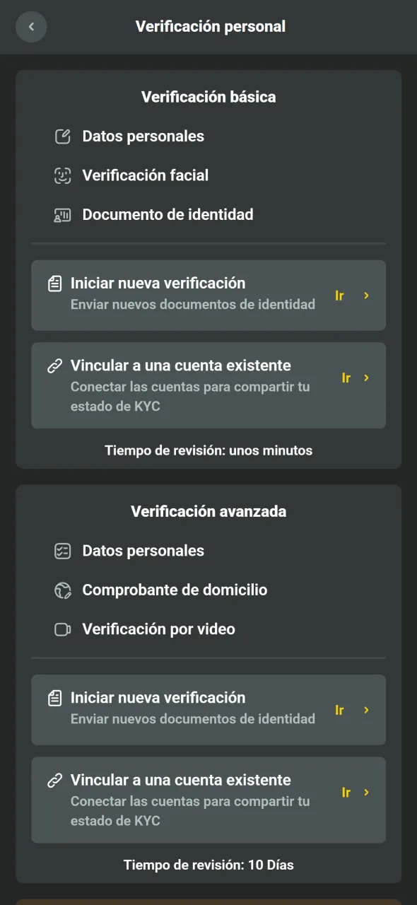 Completá verificación KYC en JB si es necesario.