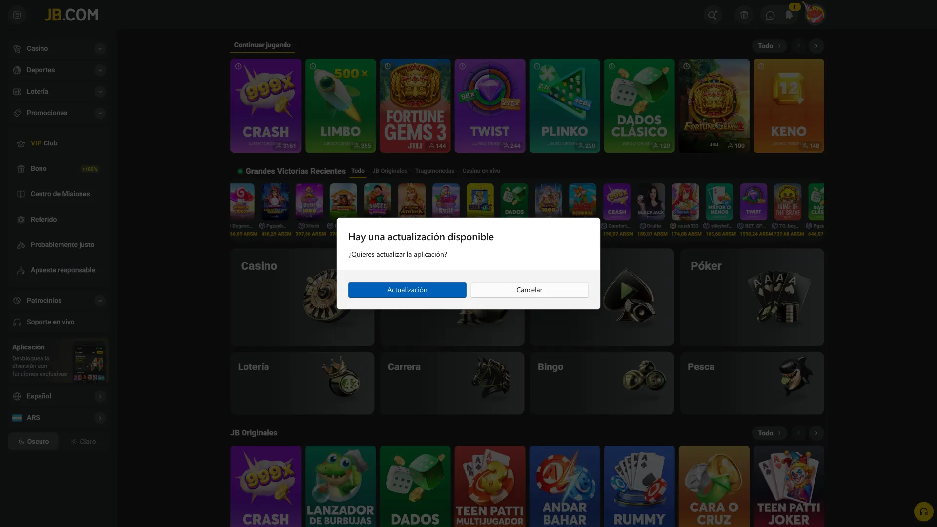 Descargá e instalá la actualización de JB fácilmente.