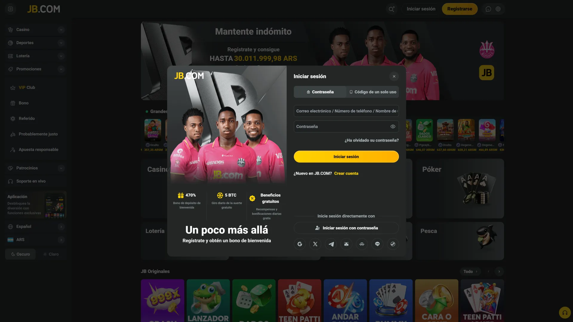 JB en Argentina ofrece un cliente actualizado para escritorio.