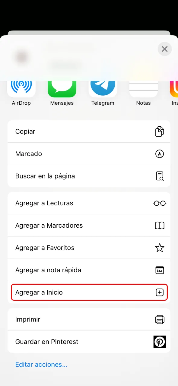 Agregá JB a tu pantalla de inicio y usalo fácilmente.