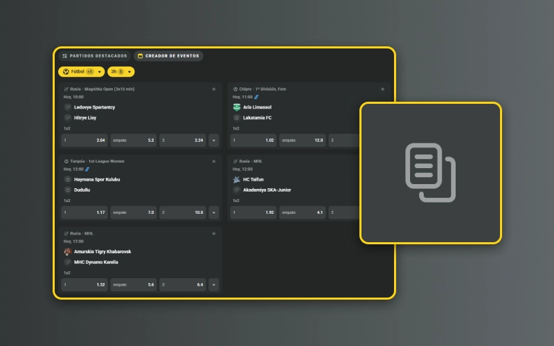 JB en Argentina ofrece Multi Live para seguir varios eventos.
